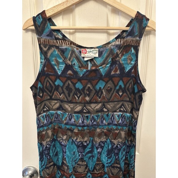 Vintage Hilo Hattie Hawaiian Sundress Women's Medium Tropical Beach Midi EUC - Picture 2 of 10